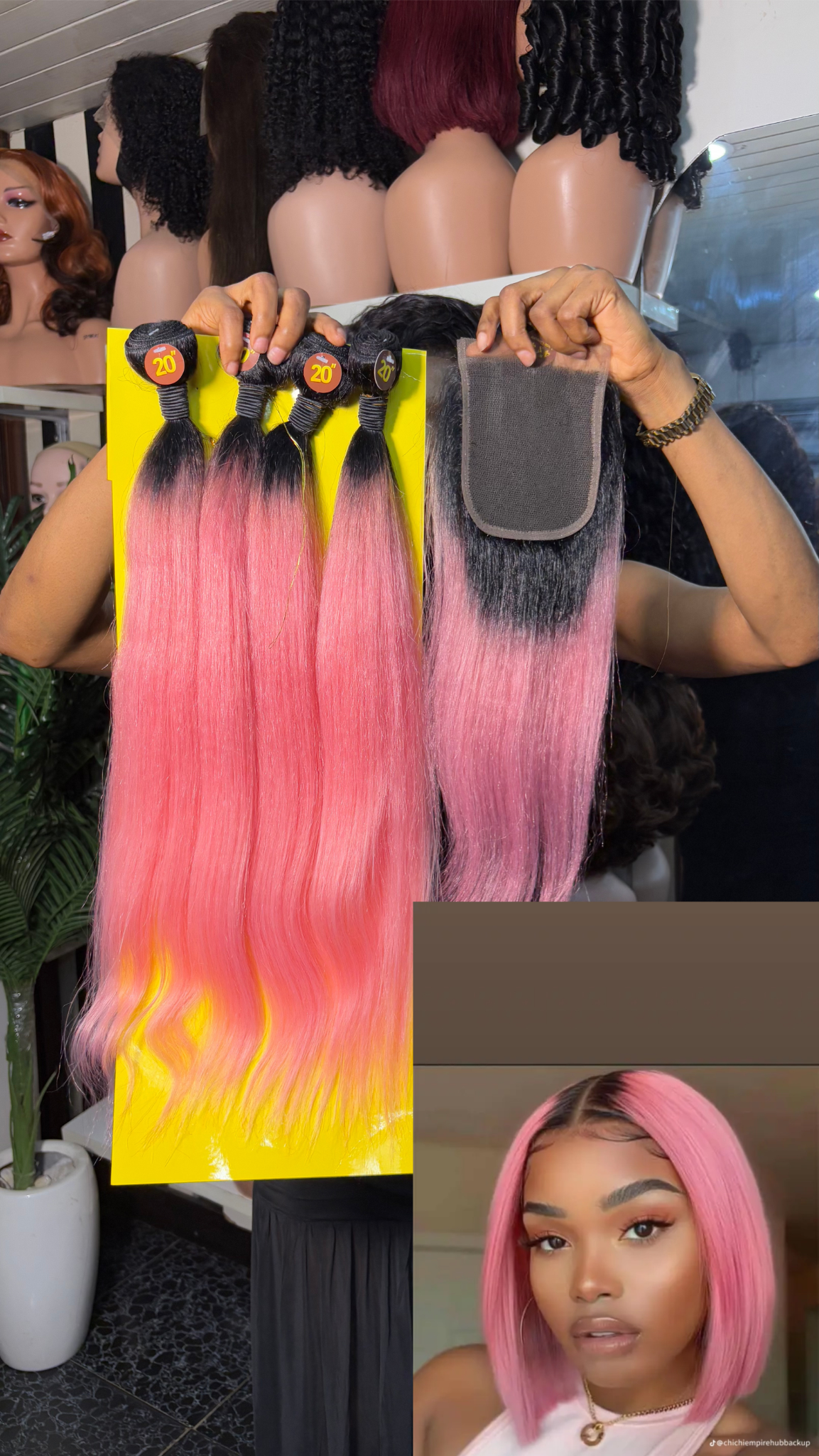 Deal WS32: 4by4 Full Closure Silky Straight