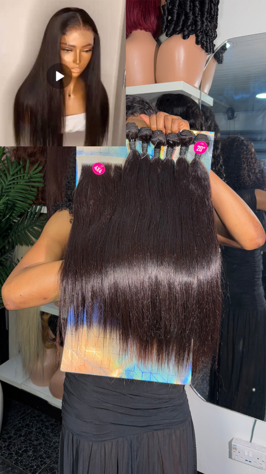 Deal WS7: Full closure natural color silky stw