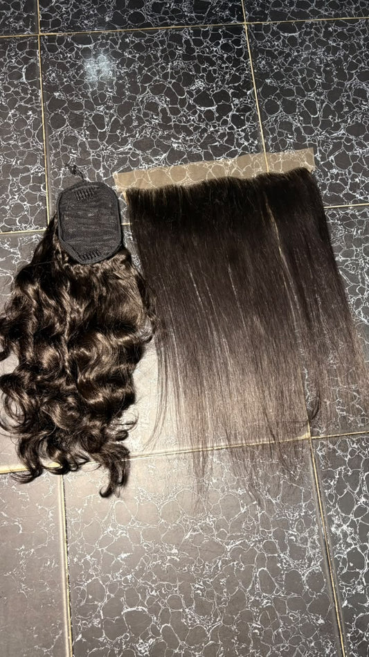 Ember Sales Deal16:Blend Full frontal + Queenbun ponytail