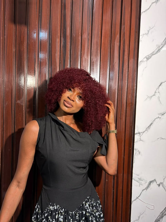 Ember Sales Deal84: Wine Pixie Curls fringe