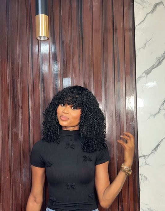 Ember Sales Deal85:Black SDD Pixie Curls fringe